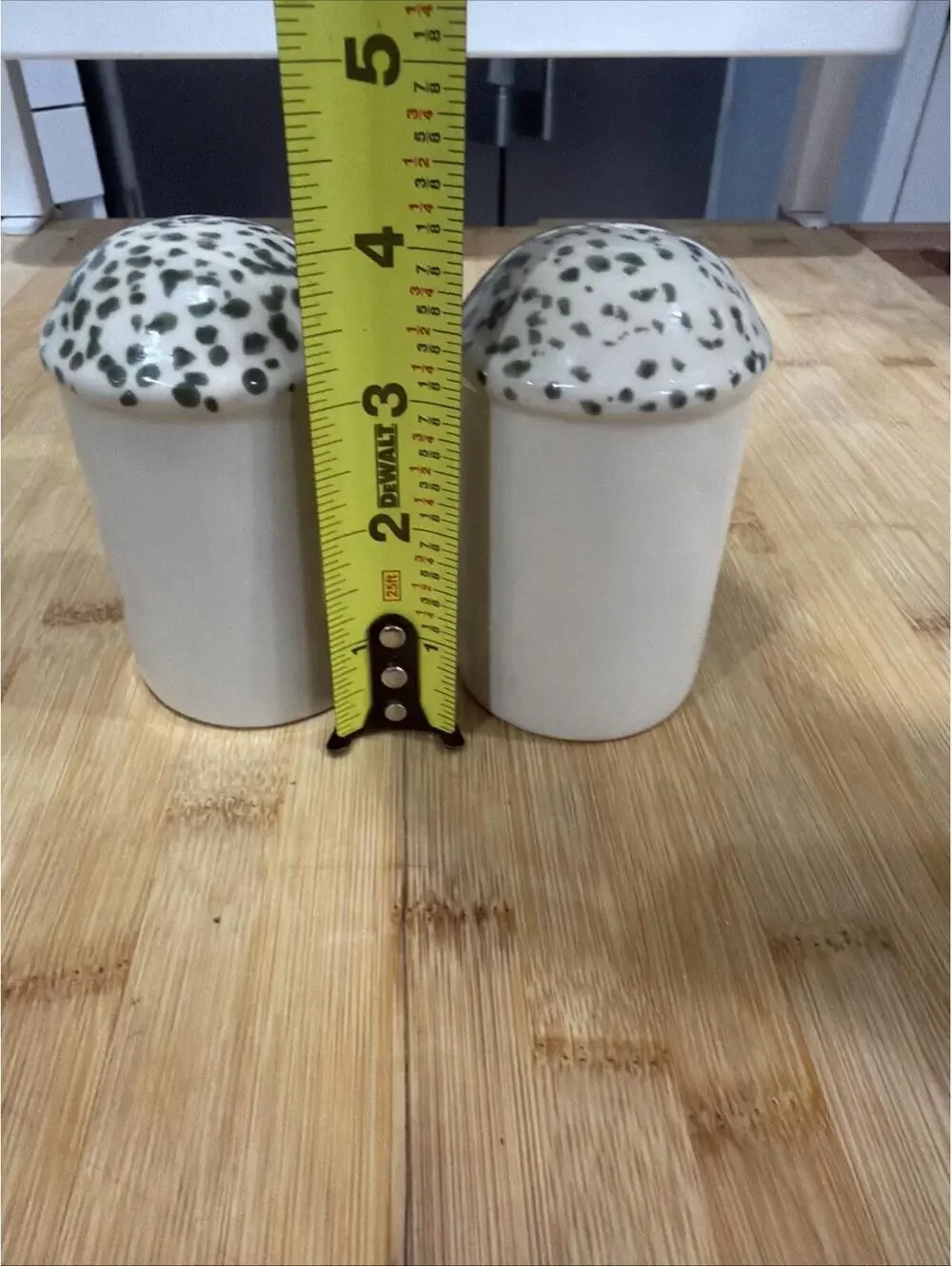 Vintage Home Interiors Stoneware We Can Build A Snowman Salt & Pepper Shakers *